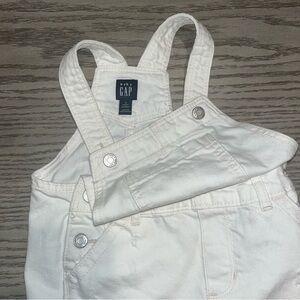 White Baby Gap Overalls, Size 3 Years